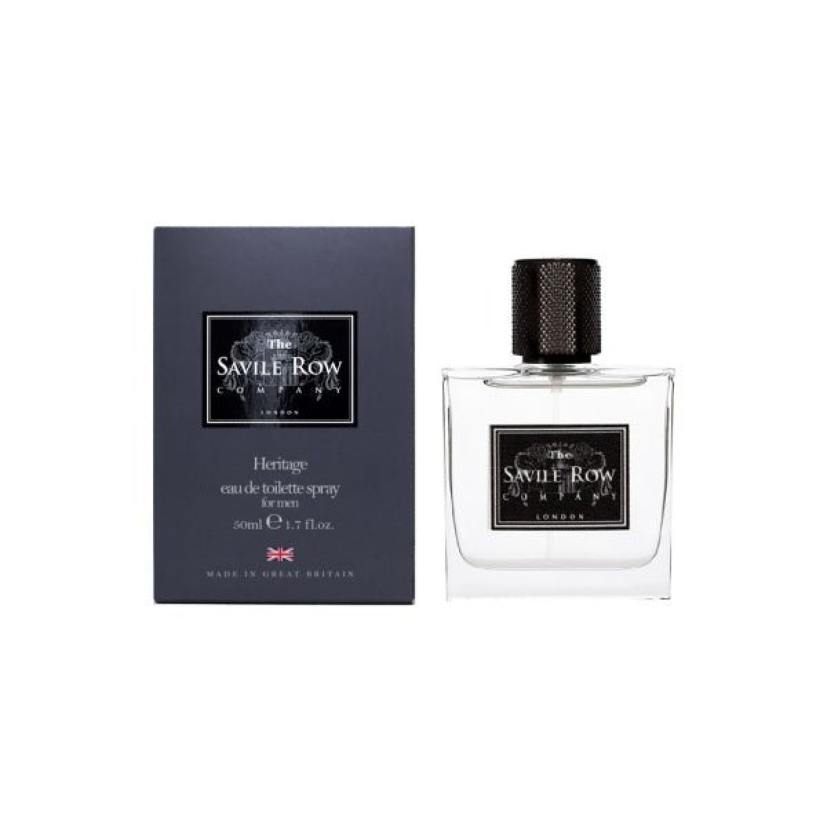 Savile Row Heritage Eau de Toilette Spray 50ml – Fresh & Citrus, Aromatic Fragrance for Men