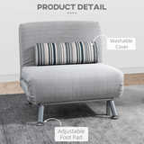 Steel Frame Folding Chair Bed pillow and cushion detail