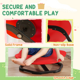 Kids Sensory Spinning Chair with 360° Swivel & Anti-Slip Base – Planet-Shaped Seat for Ages 3-6, Red and Black