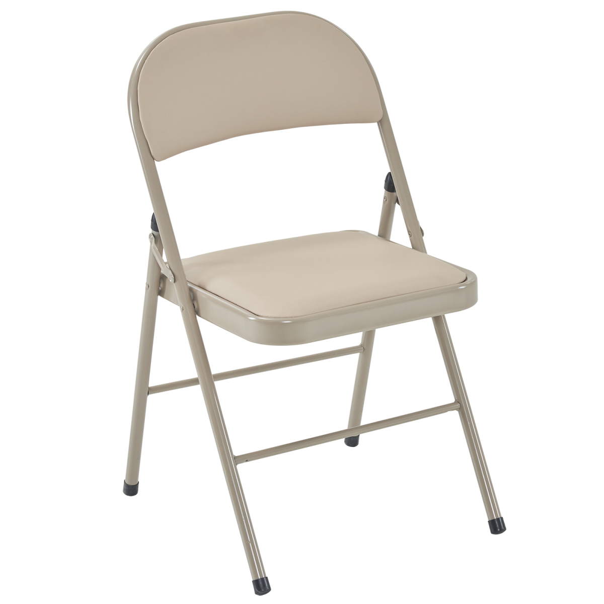 4pcs Foldable Steel & PVC Chairs with Padded Seat – Convention, Exhibition & Event Seating