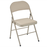 4pcs Foldable Steel & PVC Chairs with Padded Seat – Convention, Exhibition & Event Seating