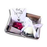 Aye Do Gifts Small Best Cat Mum Gift Hamper with Silver Heart Necklace, Chocolates and Candle