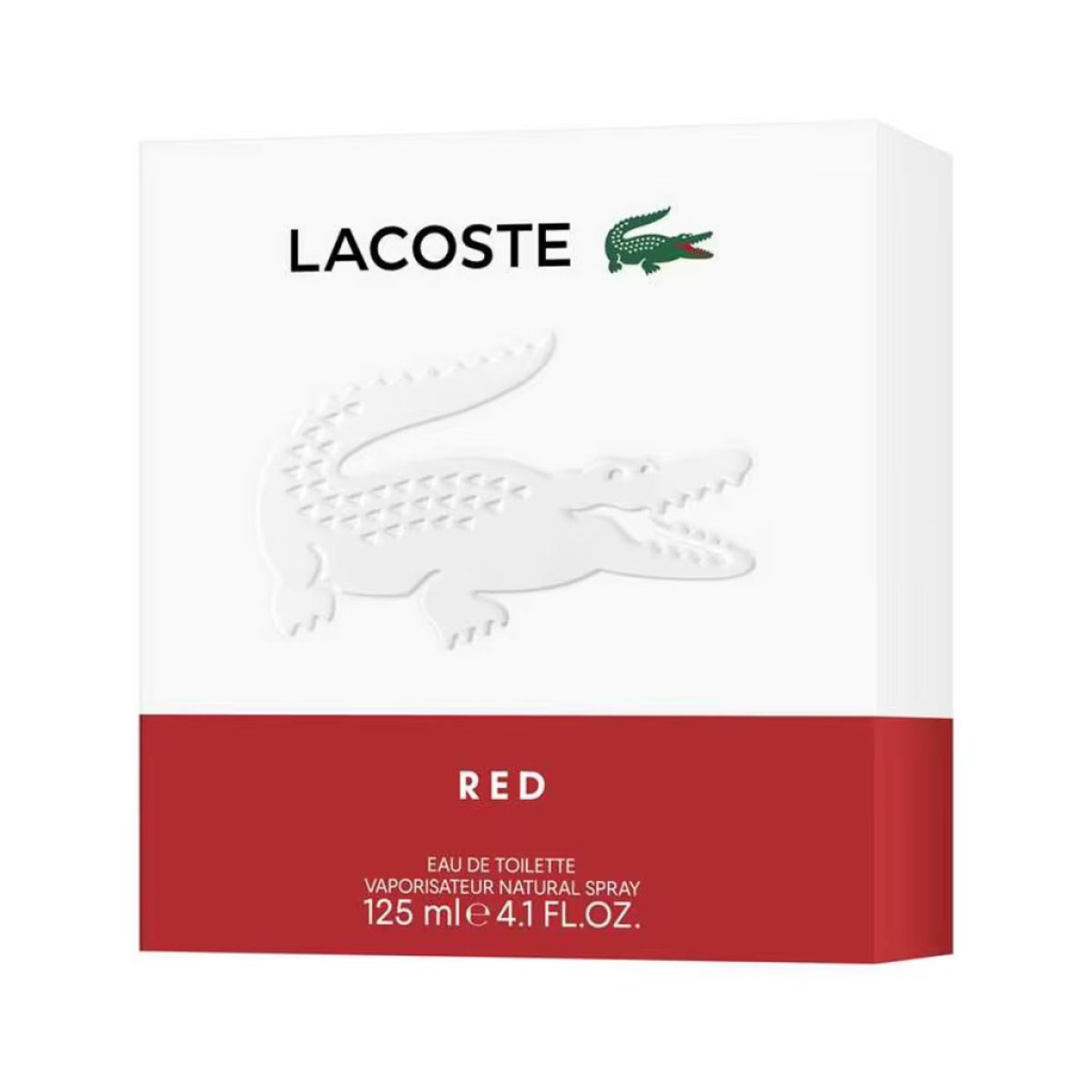 Lacoste Red Eau de Toilette Spray 125ml – Fresh & Citrus, Woody Fragrance for Men