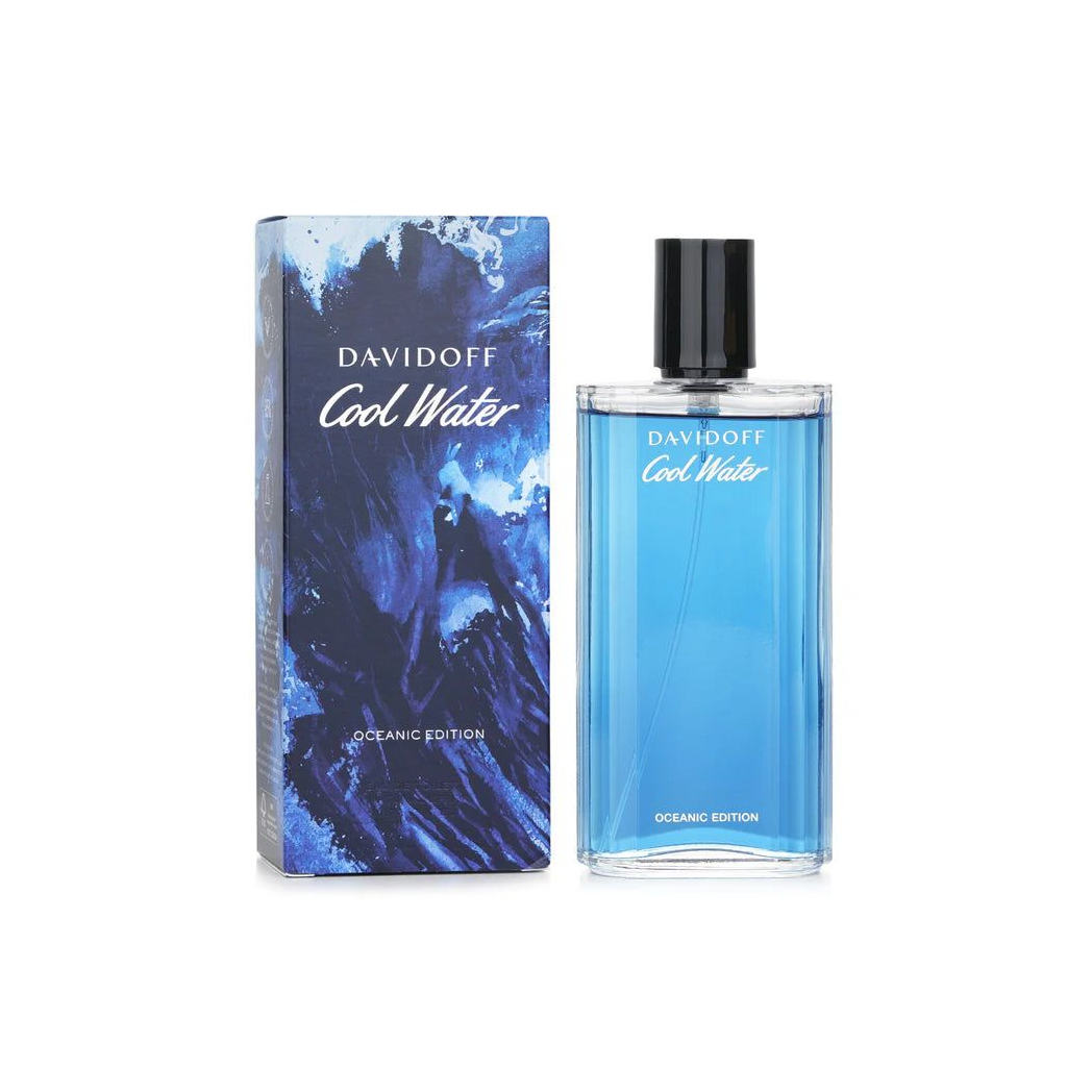 Davidoff Cool Water Oceanic Eau de Toilette Spray 125ml – Aquatic, Fresh & Citrus Fragrance for Men
