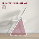HOMCOM Padded Folding Chairs – 2 Pack, White
