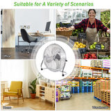 HOMCOM 55cm 100W Oscillating Tower Fan with 3 Speeds – Compact Desk Cooling for Home Offices