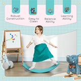 Kids Balance Board with Removable Anti-Slip Grips – Wobble Board for Posture, Core Strength & Coordination, Blue