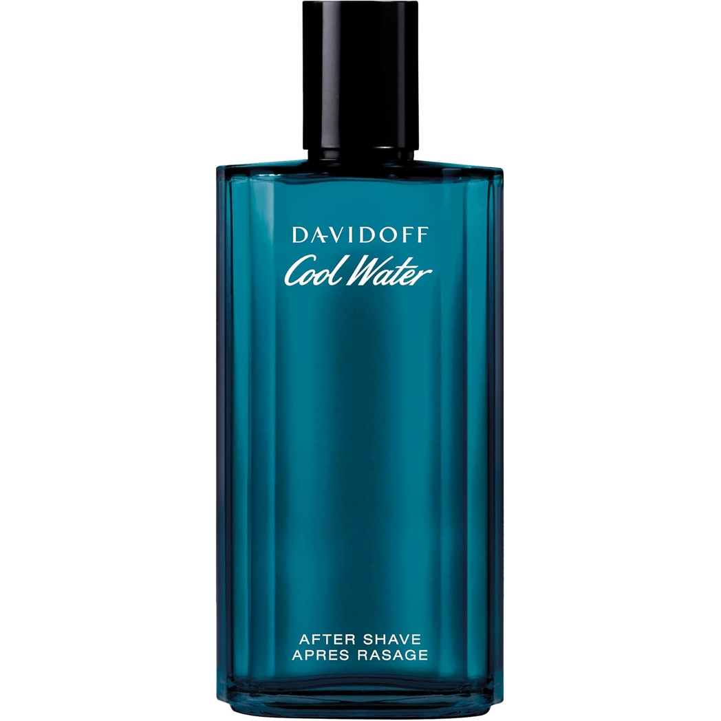 Davidoff Cool Water Aftershave 125ml – Aquatic Aromatic Men's Post-Shave Splash with Mint & Musk