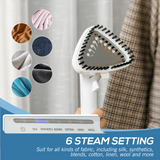HOMCOM Upright Garment Steamer with 1.7L Removable Tank – 45-Second Heat-Up, White