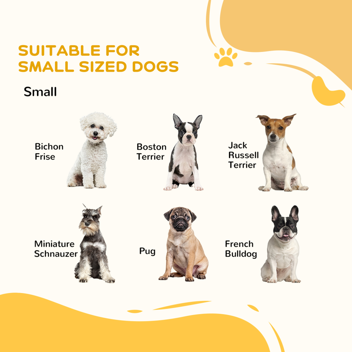 Pawhut Folding Freestanding Pine Wood Pet Gate – 3-Panel Indoor Dog Fence and Safety Barrier for Small Dogs