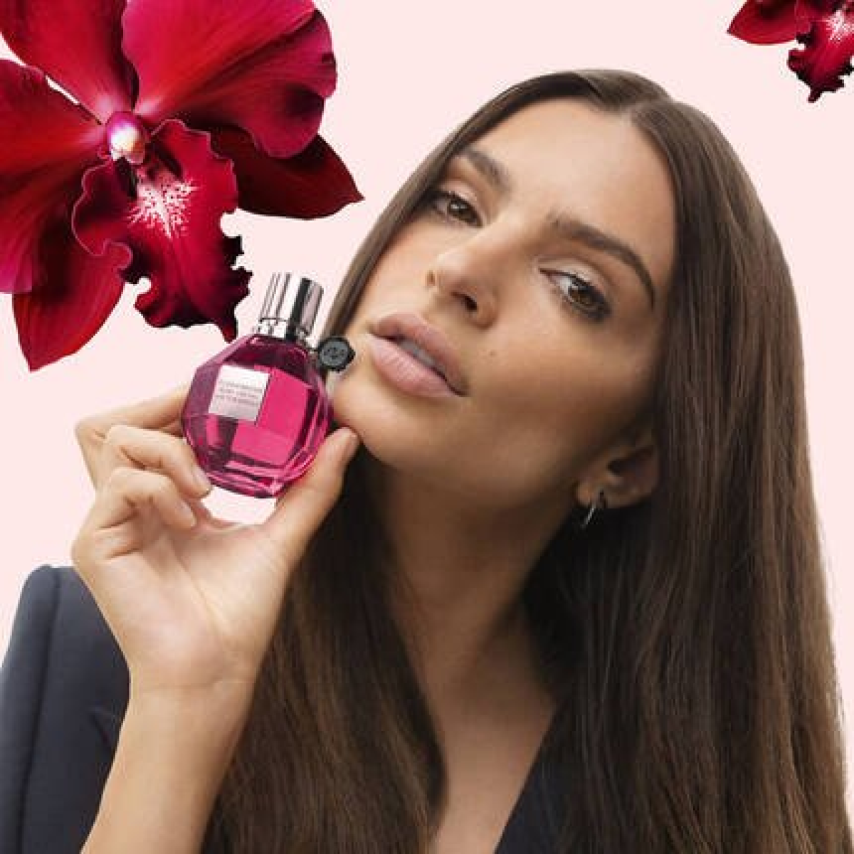 Viktor & Rolf Flowerbomb Ruby Orchid Eau de Parfum Spray 100ml – Floral, Fruity Fragrance for Women