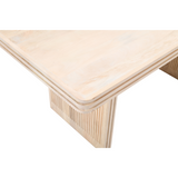 Hudson Carved Mango Wood 6 Seater Dining Table – Hand-Crafted Artisan Dining Room Table