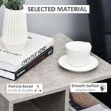 3-Tier Cube Side Table with Open Storage Shelves – Bedside Table for Books & Décor