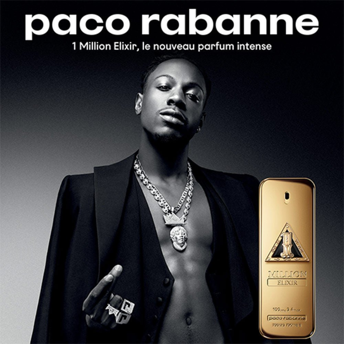 Paco Rabanne 1 Million Elixir Parfum Intense 100ml – Woody, Floral Fragrance for Men