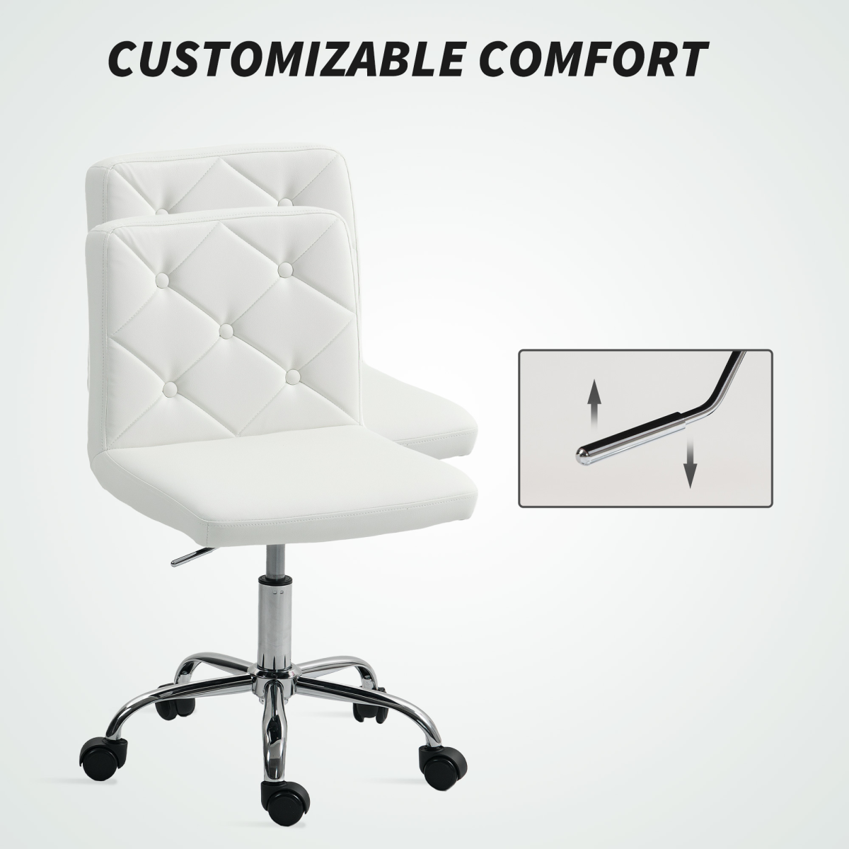 Heavy Duty Reclining Office Chair with Footrest, 180kg Capacity – Home Office & Gaming Chair, Grey Microfibre