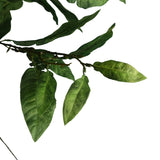 Artificial Ficus Foliage Stems, Pack of 6 – 90cm Wired Realistic Greenery for Floral Arrangements