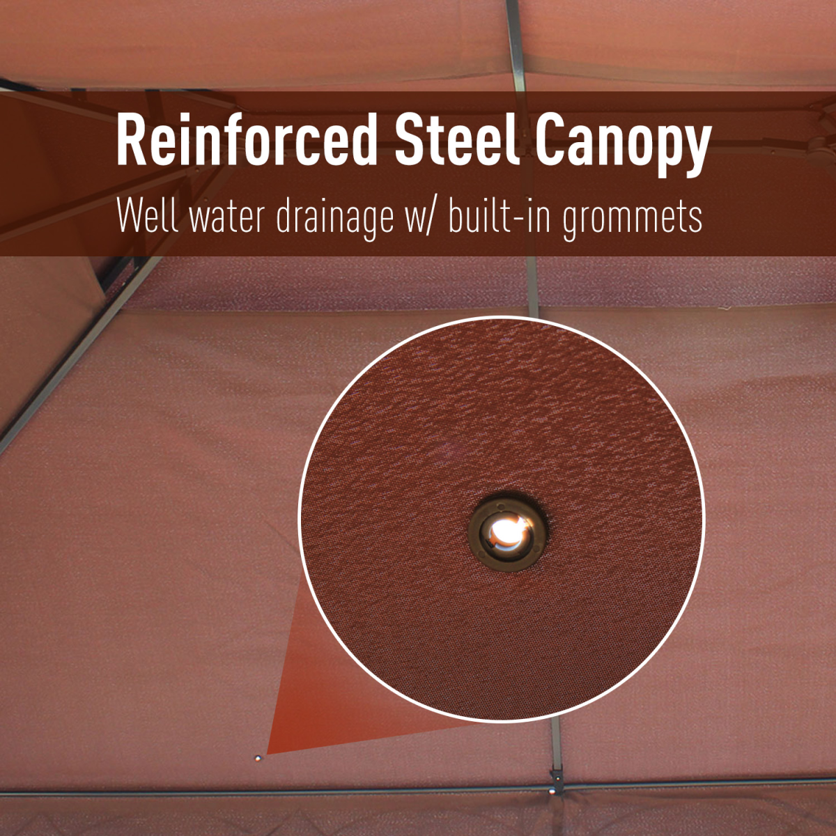 Outsunny 3x4m Metal Gazebo with Sidewalls – Garden Patio Canopy Shelter & Marquee Pavilion