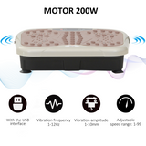 HOMCOM Vibration Plate Machine with 99 Speed Levels, LED Display & Remote – Home Gym Fitness Trainer