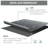Outsunny Water & UV Resistant Garden Furniture Cover, 205 x 192cm – Oxford Fabric Patio Protection, Grey