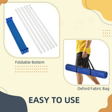PawHut Dog Weave Pole Set with Carry Bag – Agility Starter Kit for Outdoor Exercise and Training