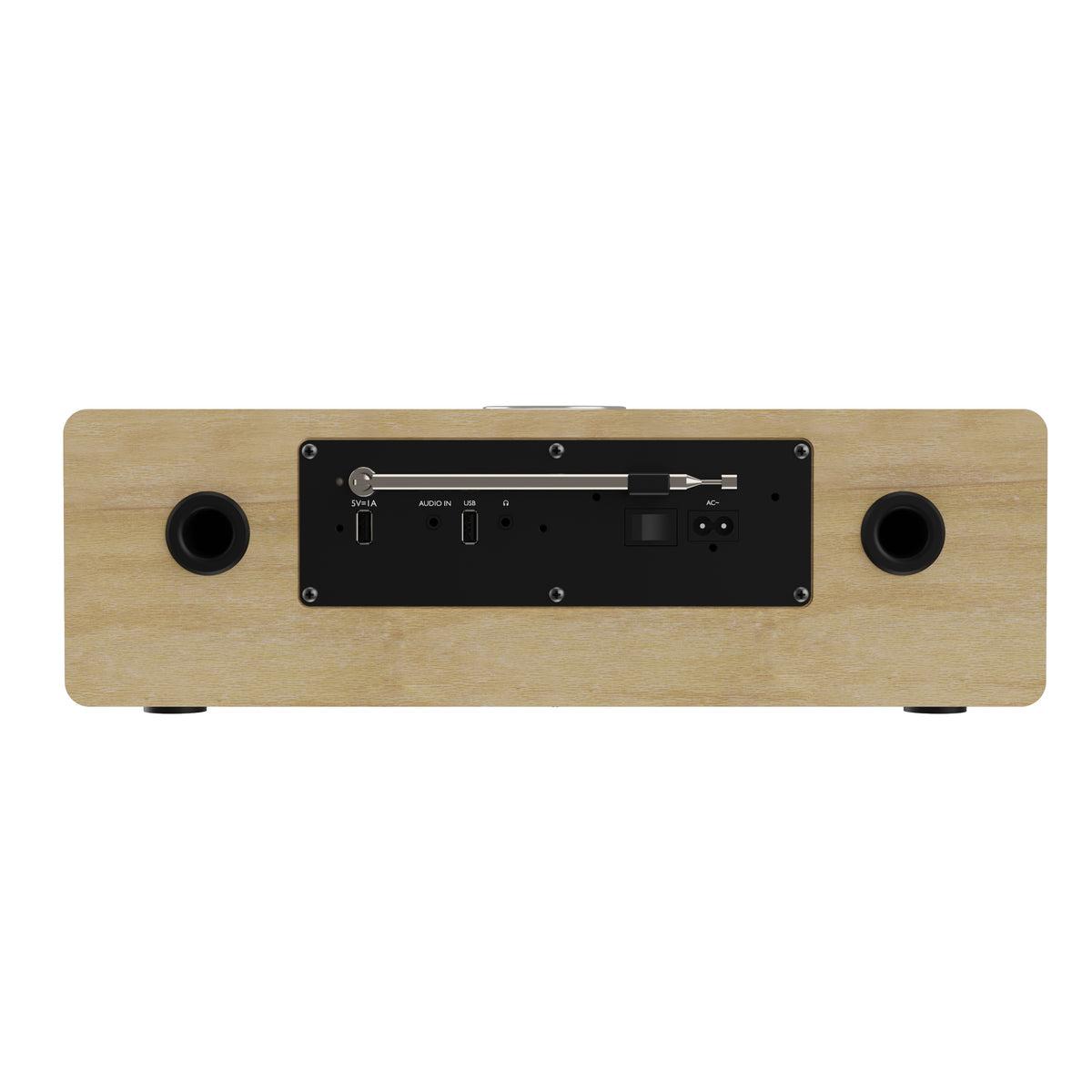 Majority Oakington Music System with CD Player, DAB/DAB+/FM Radio & Bluetooth – Wooden Finish Hi-Fi with Remote