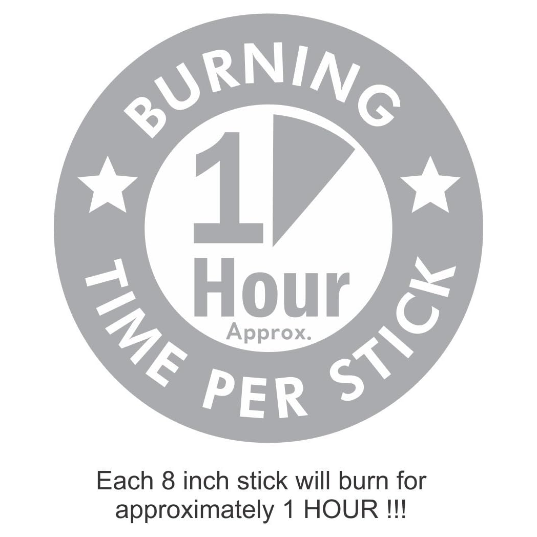 Natural Choice Incense 12 Fragrance Incense Stick Gift Pack with Burner