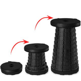Avilo Telescopic Adjustable Stool – Lightweight Portable Seat for Camping, BBQs and Events