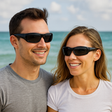 Avilo Polarised HD Wrap-Around Sunglasses with Magnetic Clip – 100% UVA & UVB Protection, Unisex