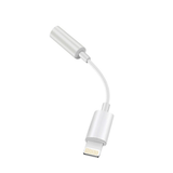 FX Earphone Converter, Phone 8-Pin to 3.5mm Aux with Premium Sound Quality – White