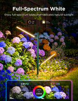 Govee RGBICWW Garden Lights, 2 Pack – 16 Million Colours, IP66 Weatherproof Aluminium Outdoor Lights