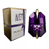 Mugler Alien Eau de Parfum Spray Refillable 15ml – Floral, Woody Fragrance for Women