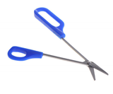 Avilo Long Reach Toenail Scissors – Contoured Finger Grips & Sharp Angled Stainless Steel Blades