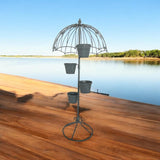 130cm Rust-Resistant Metal Garden Planter