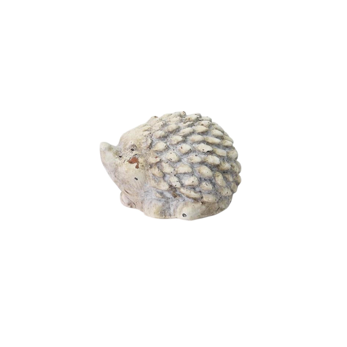 Stone-Look Cement Hedgehog Garden Sculpture – Frostproof Weatherproof Ornament for Indoor & Outdoor