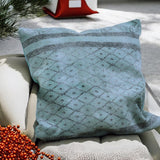 Luxury Stone Washed Green Cushion Cover, 50 x 50cm