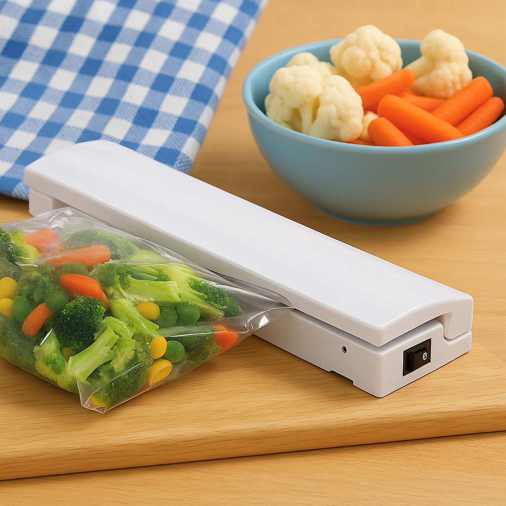 Avilo Bag Resealer – Quickly Reseal Plastic Bags to Keep Contents Fresh