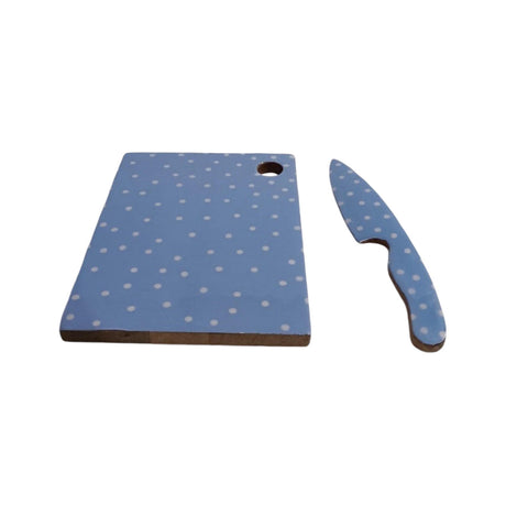 23cm chopping board with knife