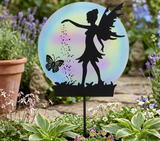 Avilo Solar Garden Stake Fairy – Magical Silhouette Light with Moonlike Glow