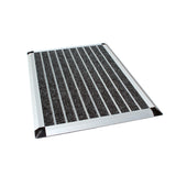Doortex Alumat Aluminium Indoor Entrance Mat, 40 x 60cm – Dirt & Moisture Trapping Door Mat, Grey