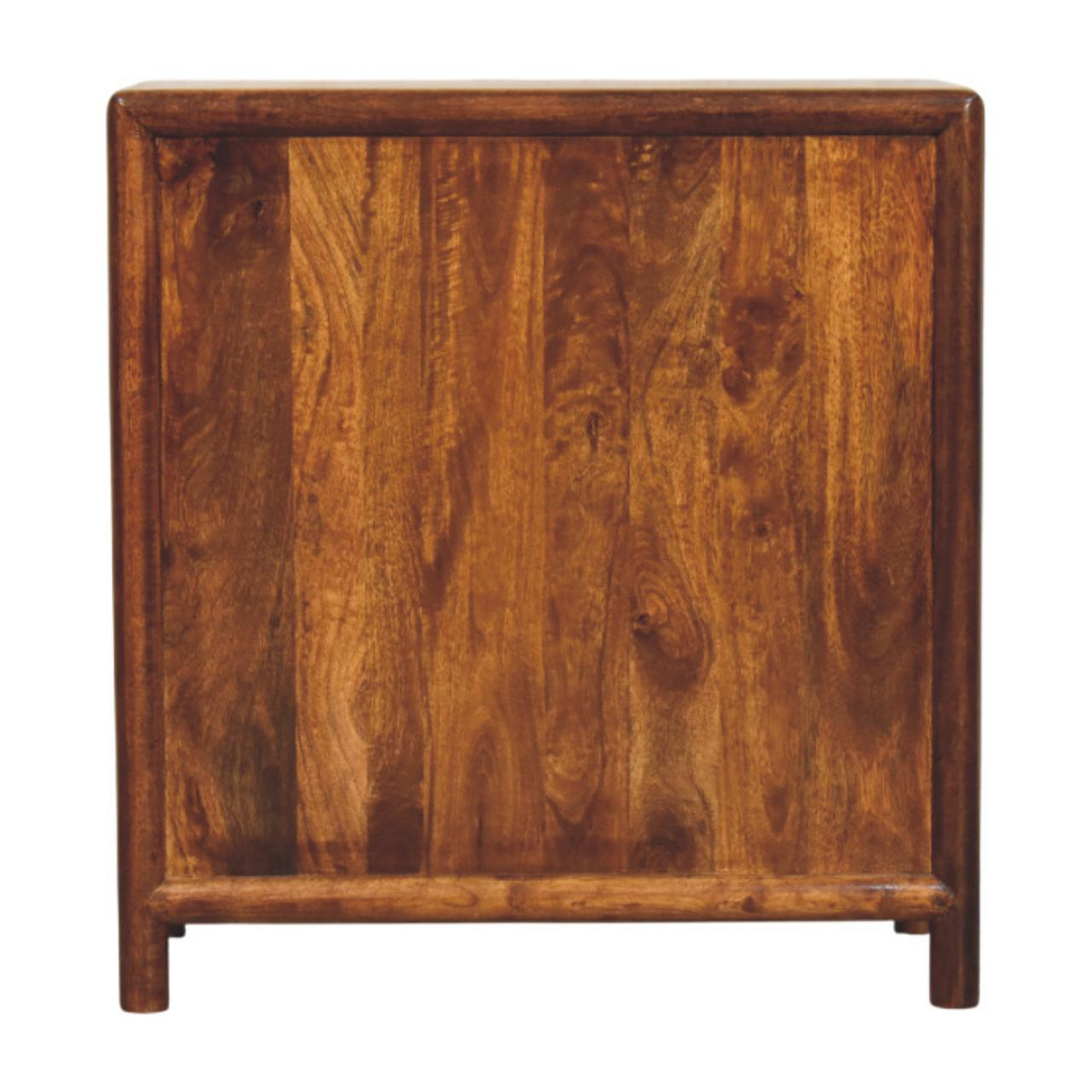 Artisan Furniture Solid Wood Regency 3 Drawer Chest with Brass Handles – Bedroom and Hallway Storage, Dark Brown