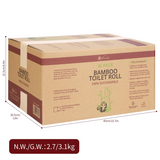 Vinsani Bamboo Toilet Roll 24 Pack – Eco-Friendly Sustainable Toilet Tissue