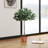 Outsunny Artificial Olive Tree Plant, 90cm