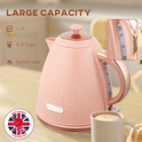 3000W Rapid Boil Electric Kettle with Water Level Window, Cordless & Auto Shut-Off – Fast Boil Kitchen Kettle