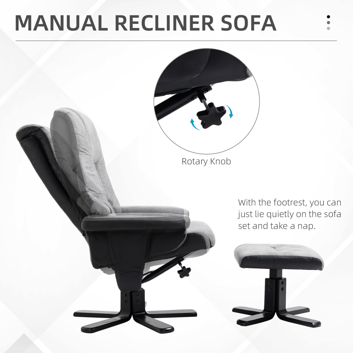 Recliner armchair in a living room setting