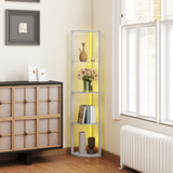 5-Tier Shelf RGB Floor Lamp with Remote