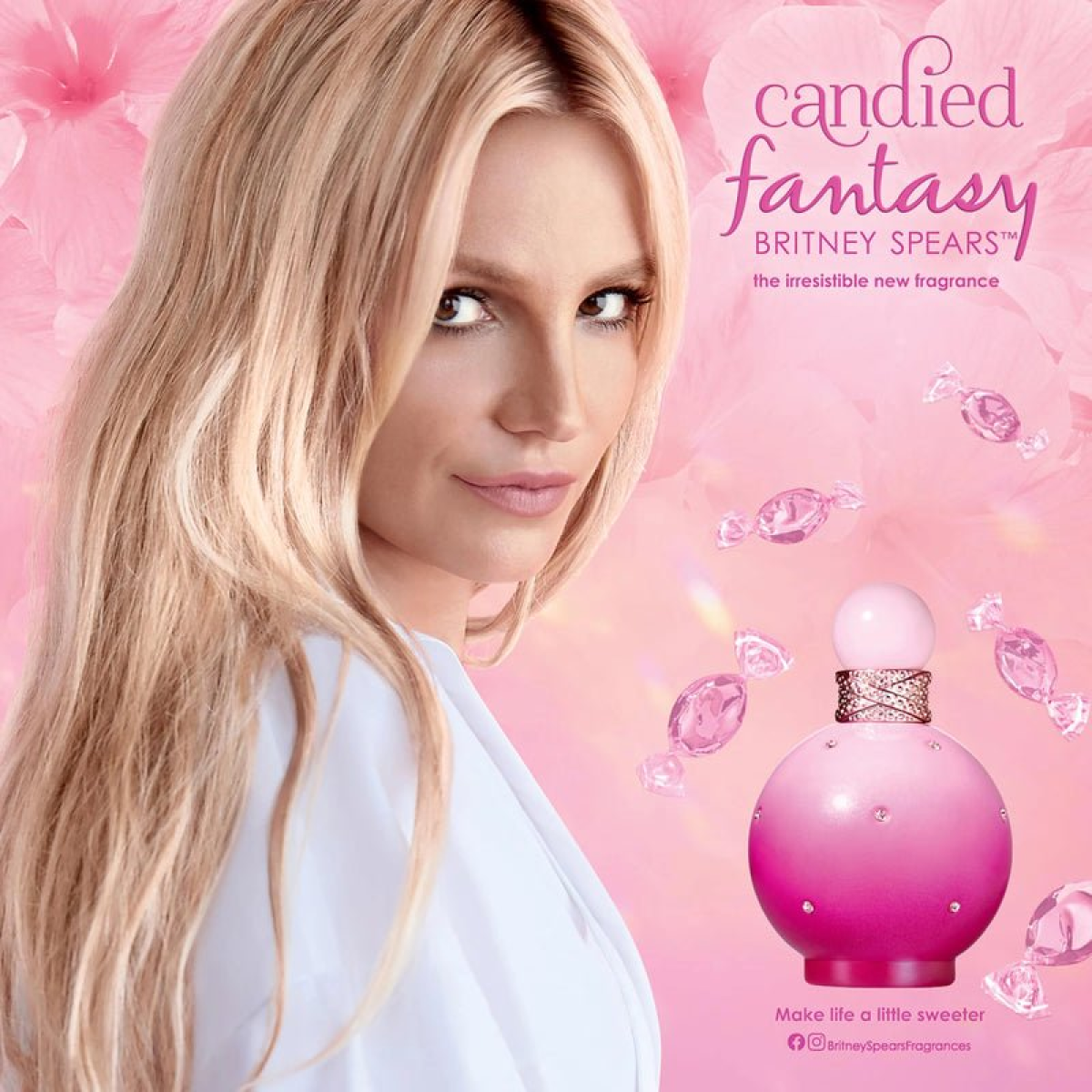 Britney Spears Candied Fantasy Eau de Toilette Spray 30ml – Gourmand, Floral Fragrance for Women