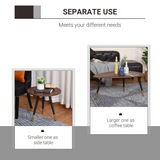 Nesting Coffee Tables separated view