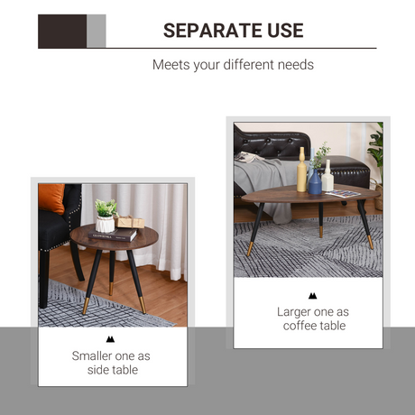 Nesting Coffee Tables separated view