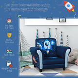 HOMCOM Child Armchair Kids Mini Sofa Chair with Armrests and Padded Seat for Ages 3-6 – Blue