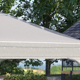 Outsunny 3 x 3m Gazebo Protective Cover – Waterproof PVC Rain Cover with Pull Cord for Canopy or Tent